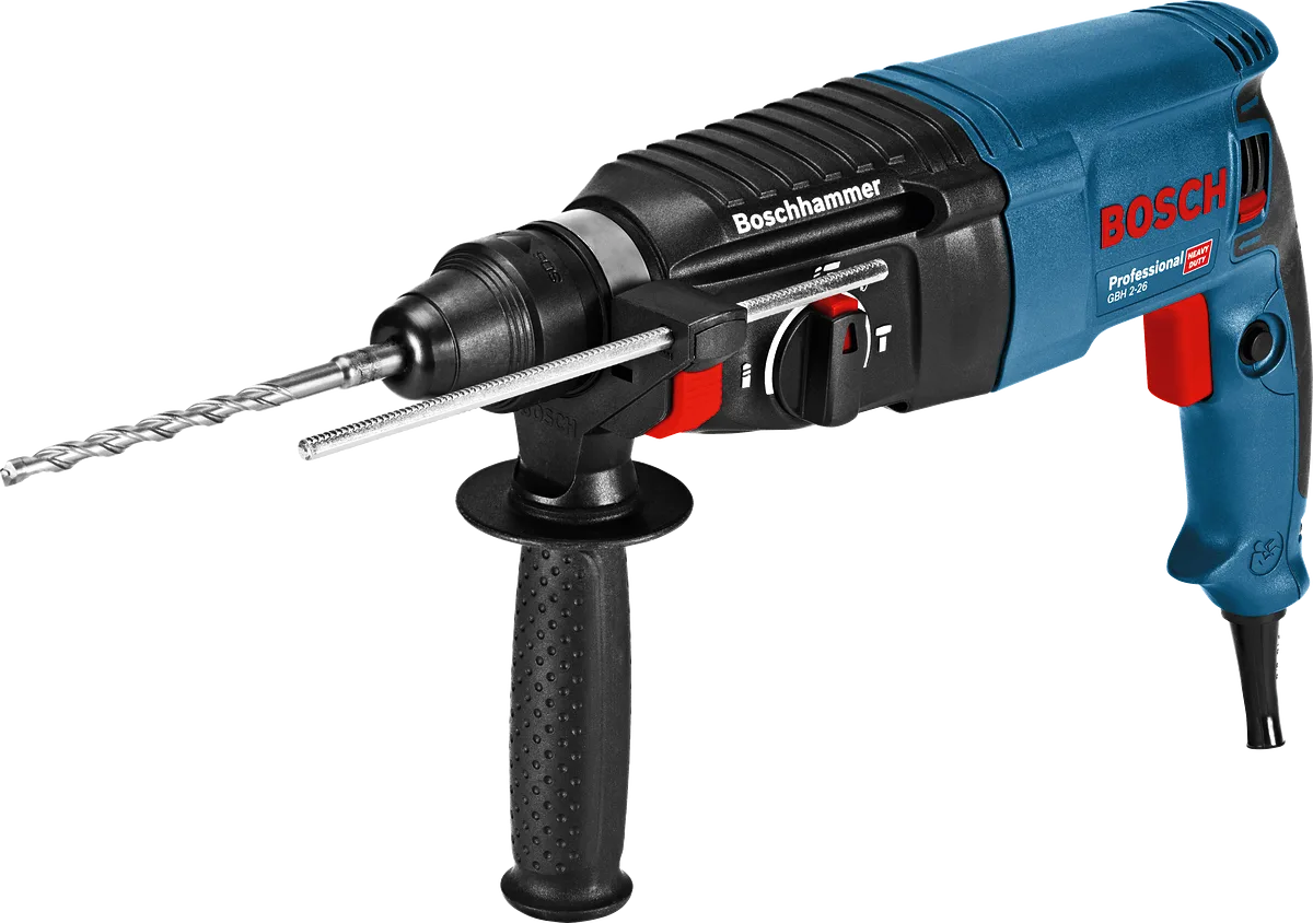 دریل چکشی2 کیلوگرمی بوش با سه نظام اضافه  مدل GBH 2-26 DFR