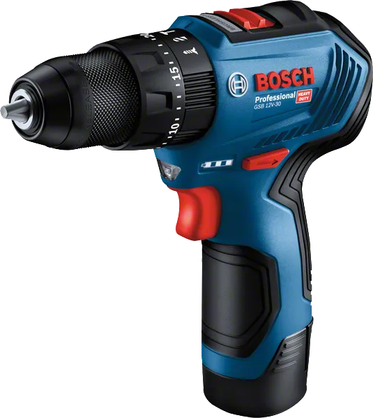 دریل پیچ‌ گوشتی ضربه‌ای شارژی بوش مدل GSB 12 V-30