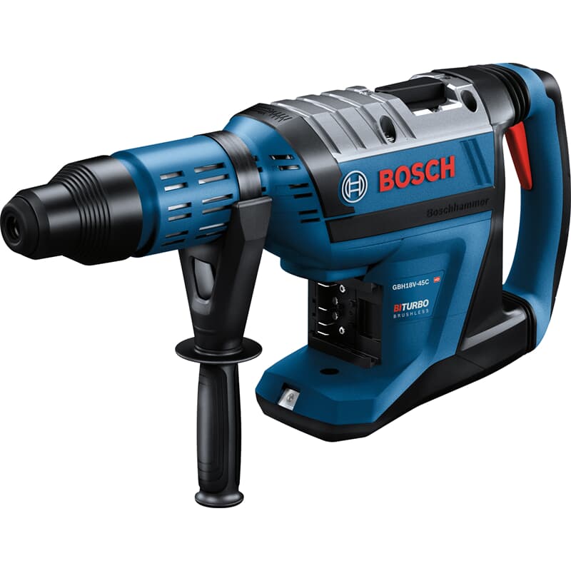 دریل بتن کن چکشی شارژی بوش مدل GBH 18V-45C با ولتاژ ۱۸ ولت