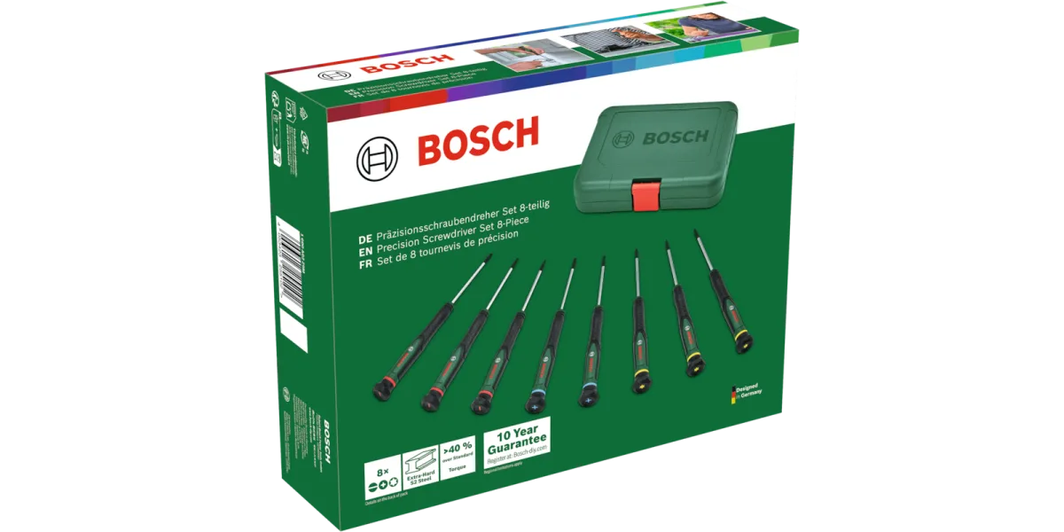 ست 8 پارچه پیچ‌گوشتی ساعتی بوش کد 1600A02Z9M