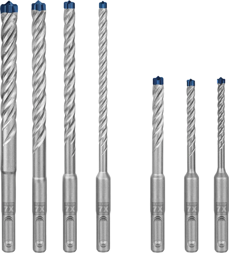 ست مته چکشی ۷ عددی بوش EXPERT SDS plus-7X کد 2608900195