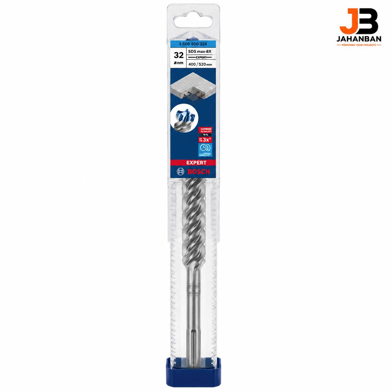 مته پنج شیار بوش مدل SDS-max-8X سایز 32×400×520