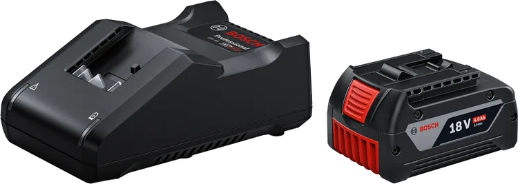 ست باتری و شارژر بوش مدل GBA 18V 4.0Ah و GAL 18V-40 با ظرفیت ۴ آمپرساعت